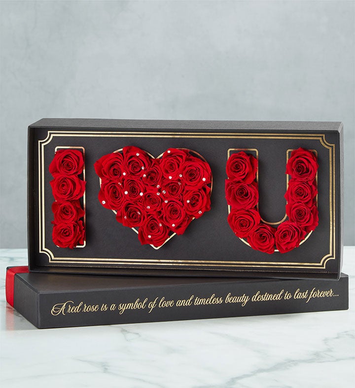 Preserved I Love You by Magnificent Roses®